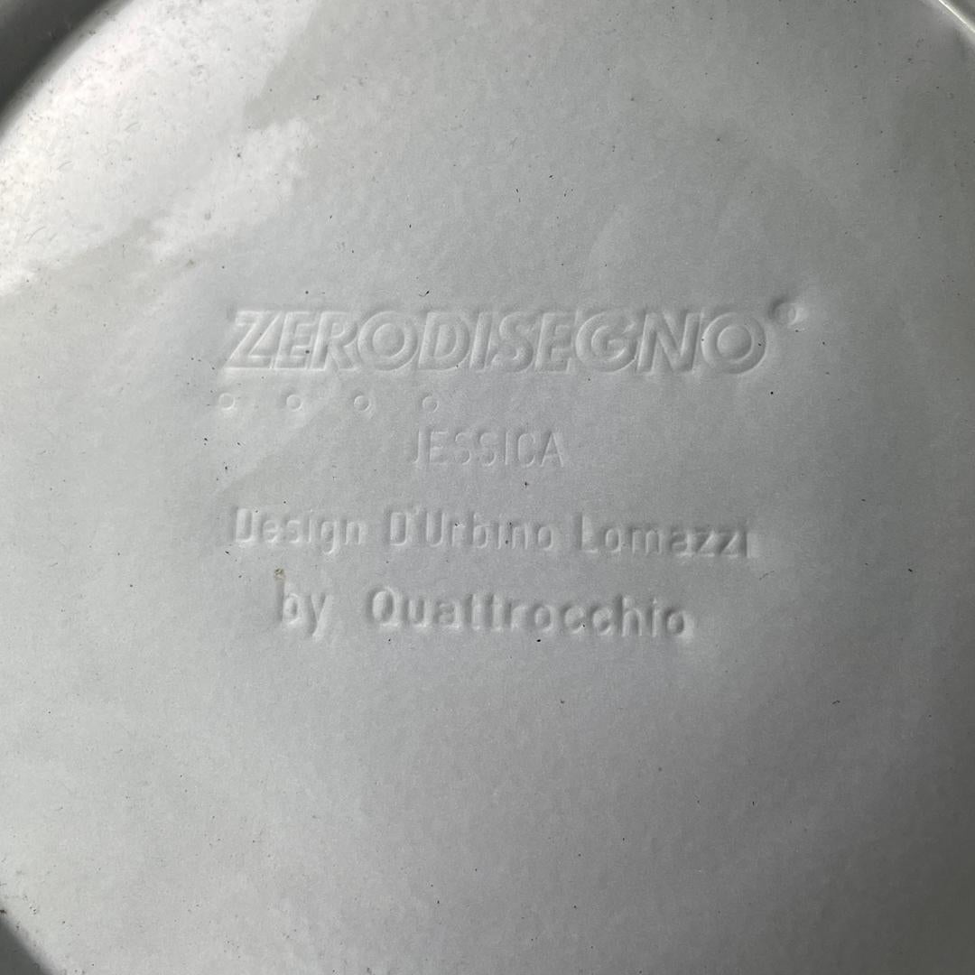 Italian postmodern chairs Jessica by D'Urbino & Lomazzi for Zerodisegno, 1990s in vendita 14