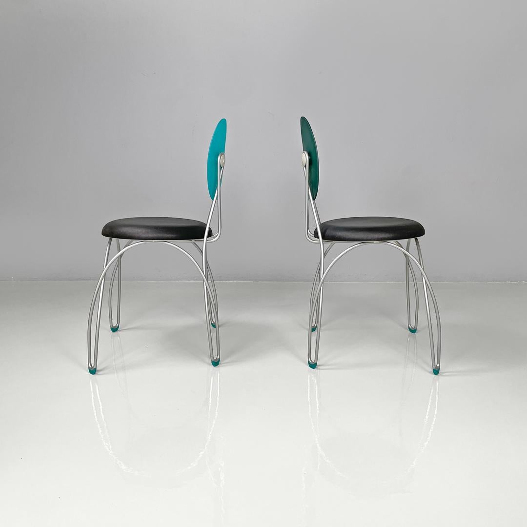 Italian postmodern chairs Jessica by D'Urbino & Lomazzi for Zerodisegno, 1990s In condizioni buone in vendita a MIlano, IT