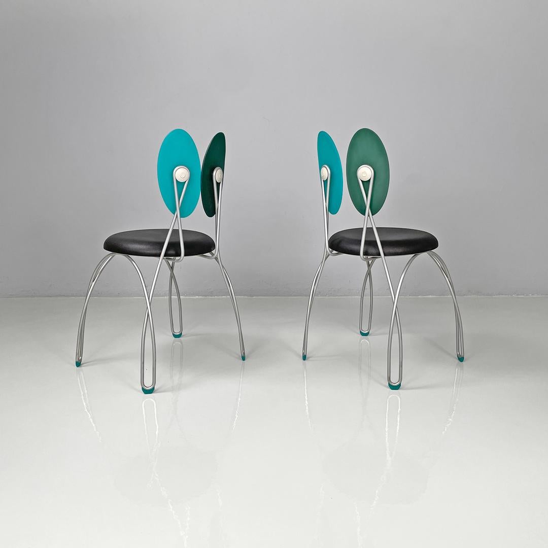 Late 20th Century Italian postmodern chairs Jessica by D'Urbino & Lomazzi for Zerodisegno, 1990s in vendita
