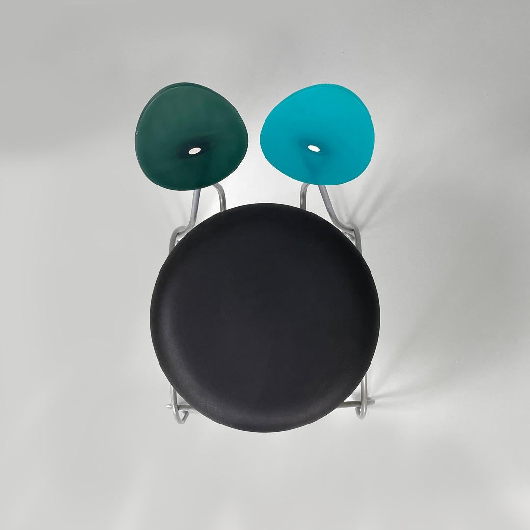 Italian postmodern chairs Jessica by D'Urbino & Lomazzi for Zerodisegno, 1990s in vendita 1