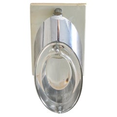 Italian Postmodern Chrome Sconce by Oscar Torlasco for Stilkronen, 1970s