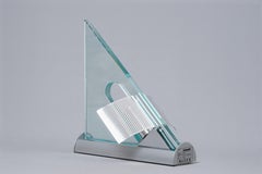 Italian Postmodern Crystal Icaro Wall Lamp by Carlo Forcolini for Artemide