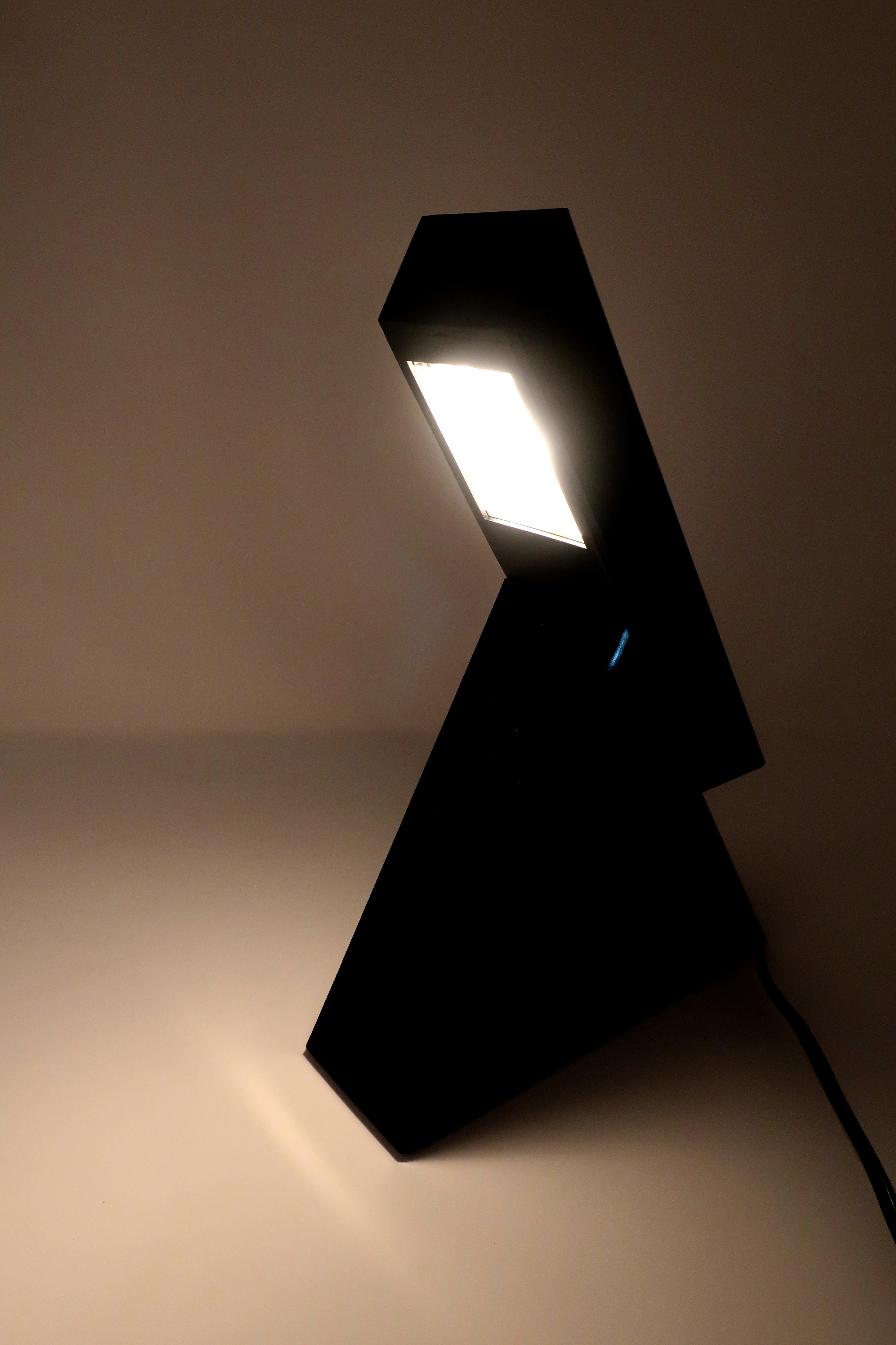 20th Century Italian Postmodern Delta Lamp by Mario Bertorelle for JM RDM Massanzago