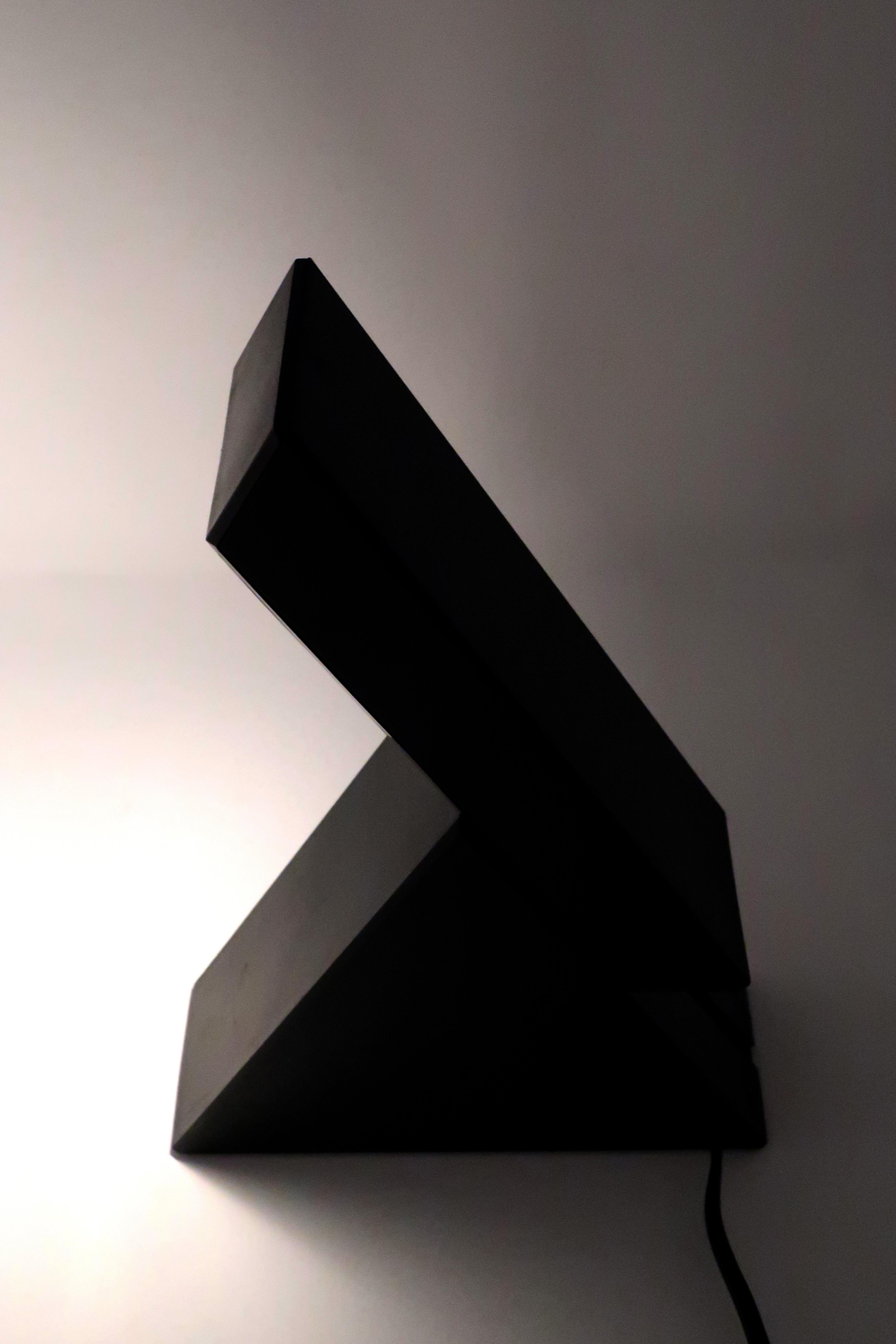 Plastic Italian Postmodern Delta Lamp by Mario Bertorelle for JM RDM Massanzago