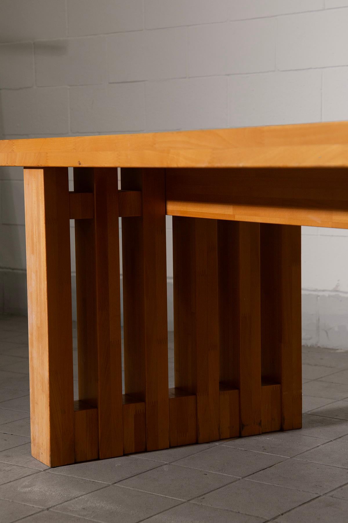 Postmoderno Italian postmodern Dining Table attr. to Tito Pinori in vendita