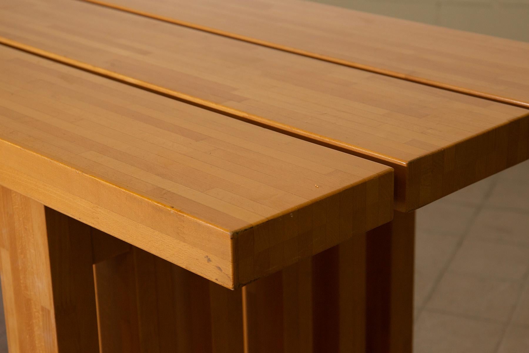 Legno Italian postmodern Dining Table attr. to Tito Pinori in vendita