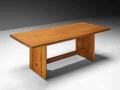 Italian Postmodern Dining Table in Wood