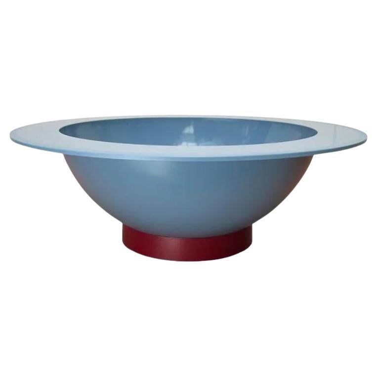 Ensaladera italiana postmoderna Serie Euclides de Michael Graves para Alessi, años 80