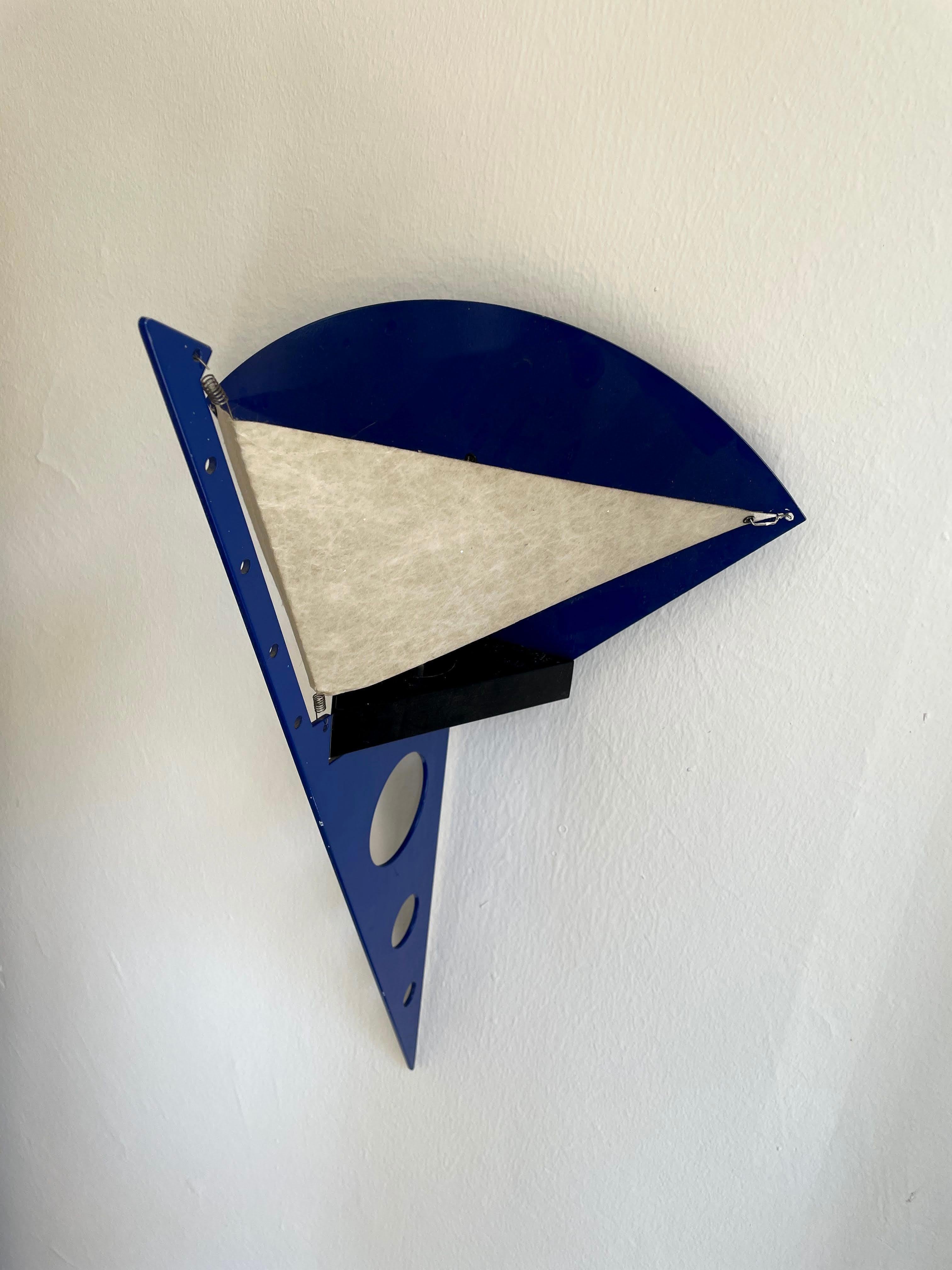 Post-Modern Italian Postmodern Filicudara Sconce by S. Lombardi for Artemide, 1980s