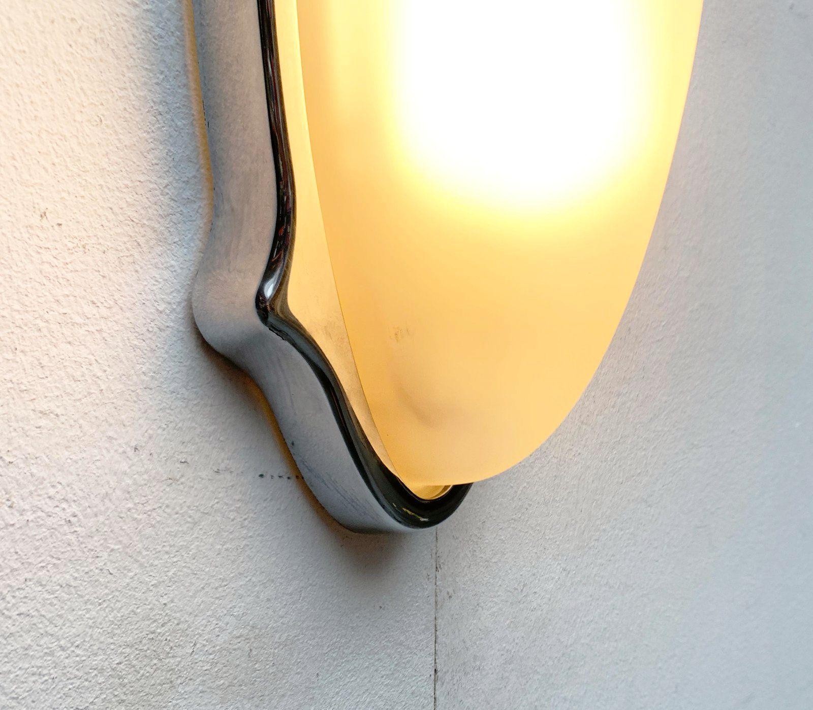 Italian Postmodern Geco 1 Indoor and Outdoor Wall Lamp for Arteluce, 1990s For Sale 6