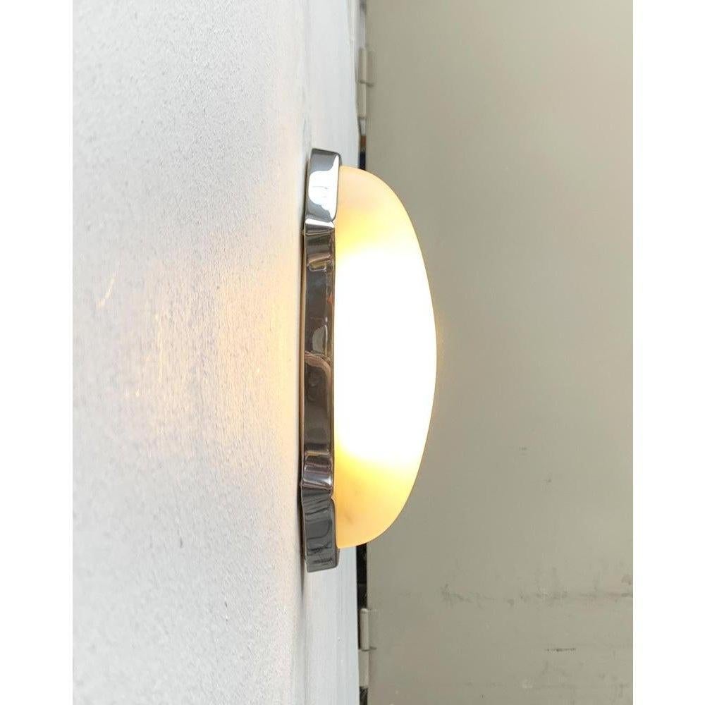 Metal Italian Postmodern Geco 1 Indoor and Outdoor Wall Lamp for Arteluce, 1990s For Sale