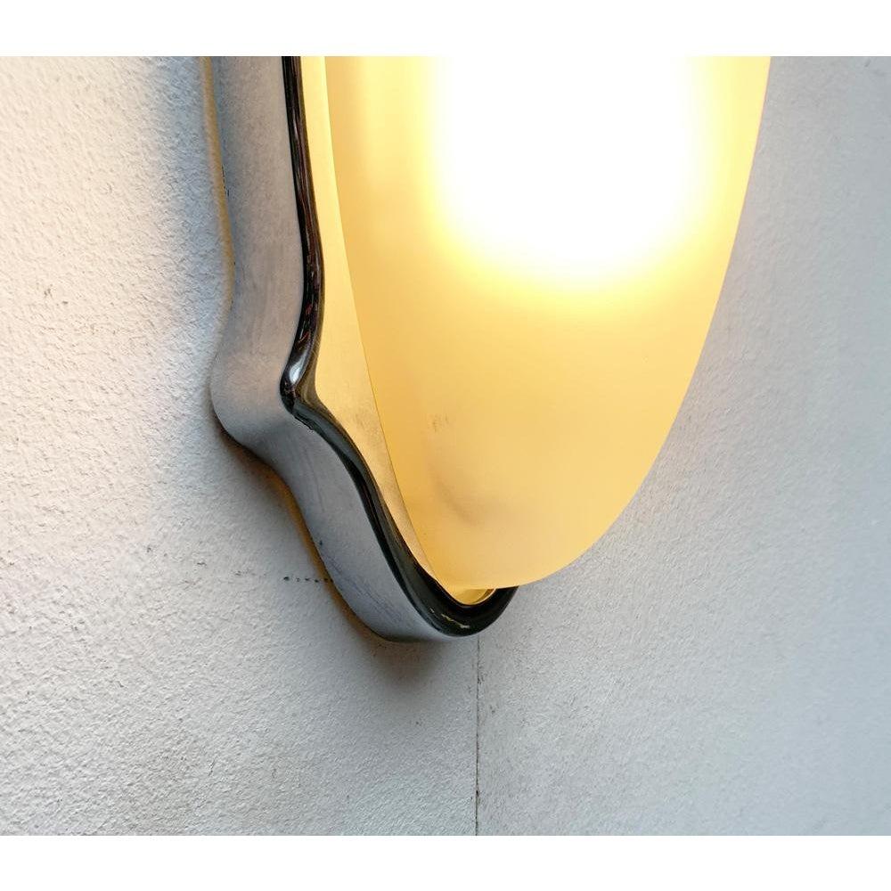 Italian Postmodern Geco 1 Indoor and Outdoor Wall Lamp for Arteluce, 1990s For Sale 3