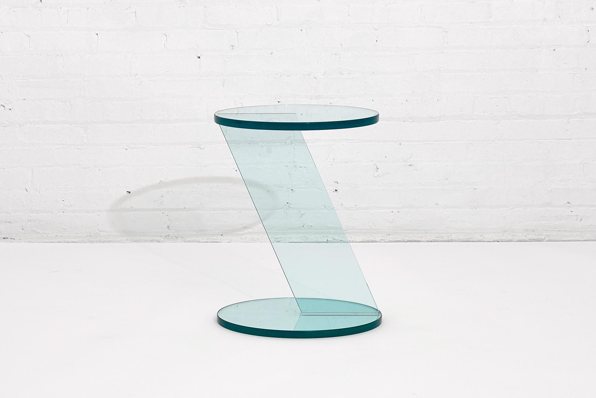 Post-Modern Italian Postmodern Glass Drink Table