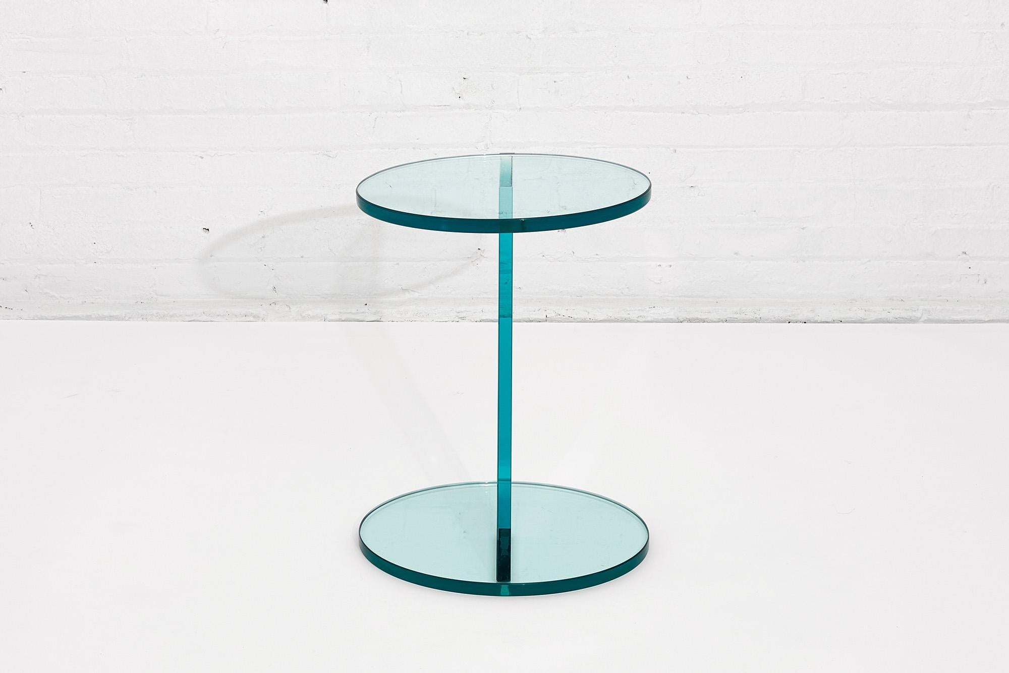 20th Century Italian Postmodern Glass Drink Table