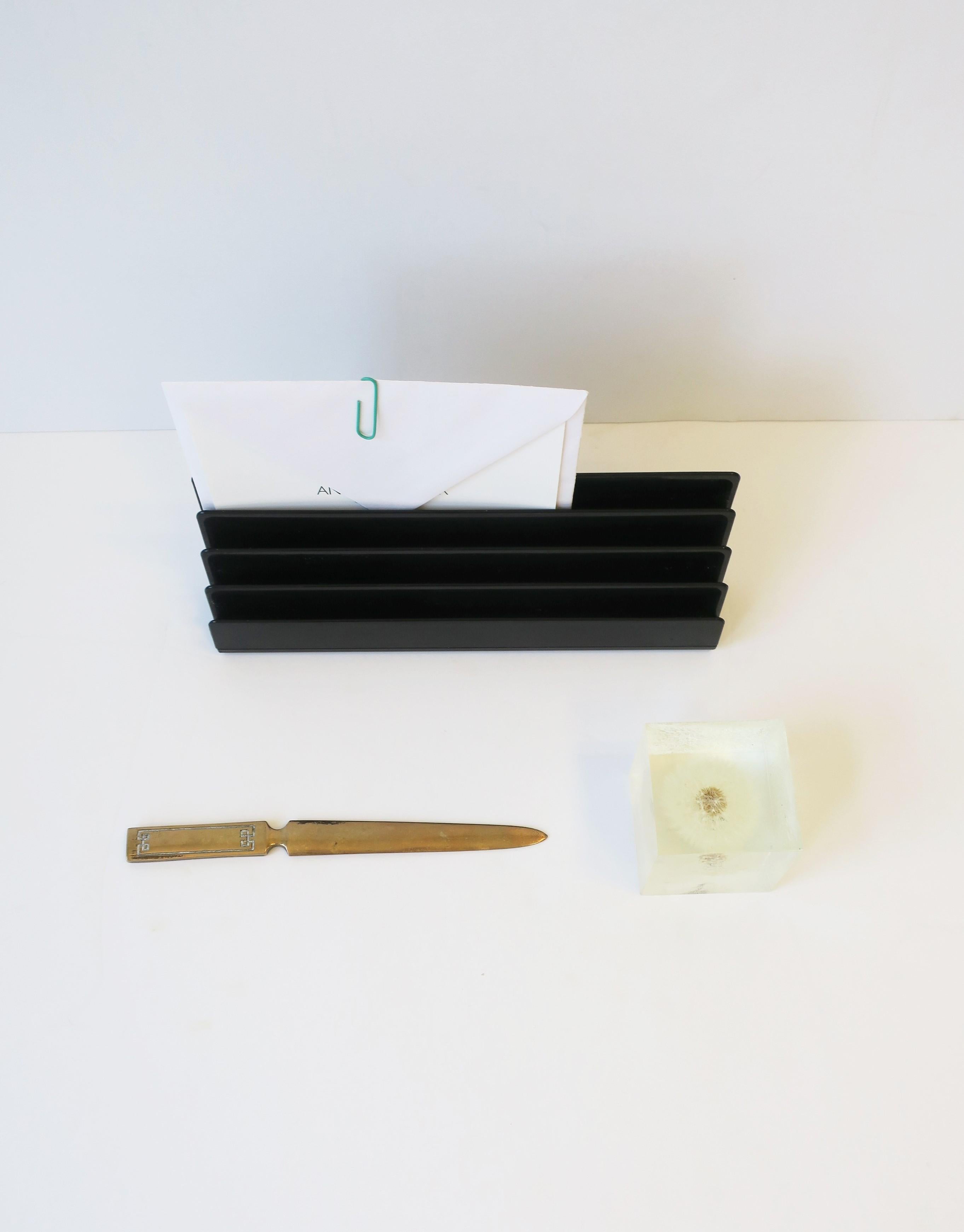 Plastic Italian Postmodern Letter Holder or Desk Organizer by Designer Rino Pirovano