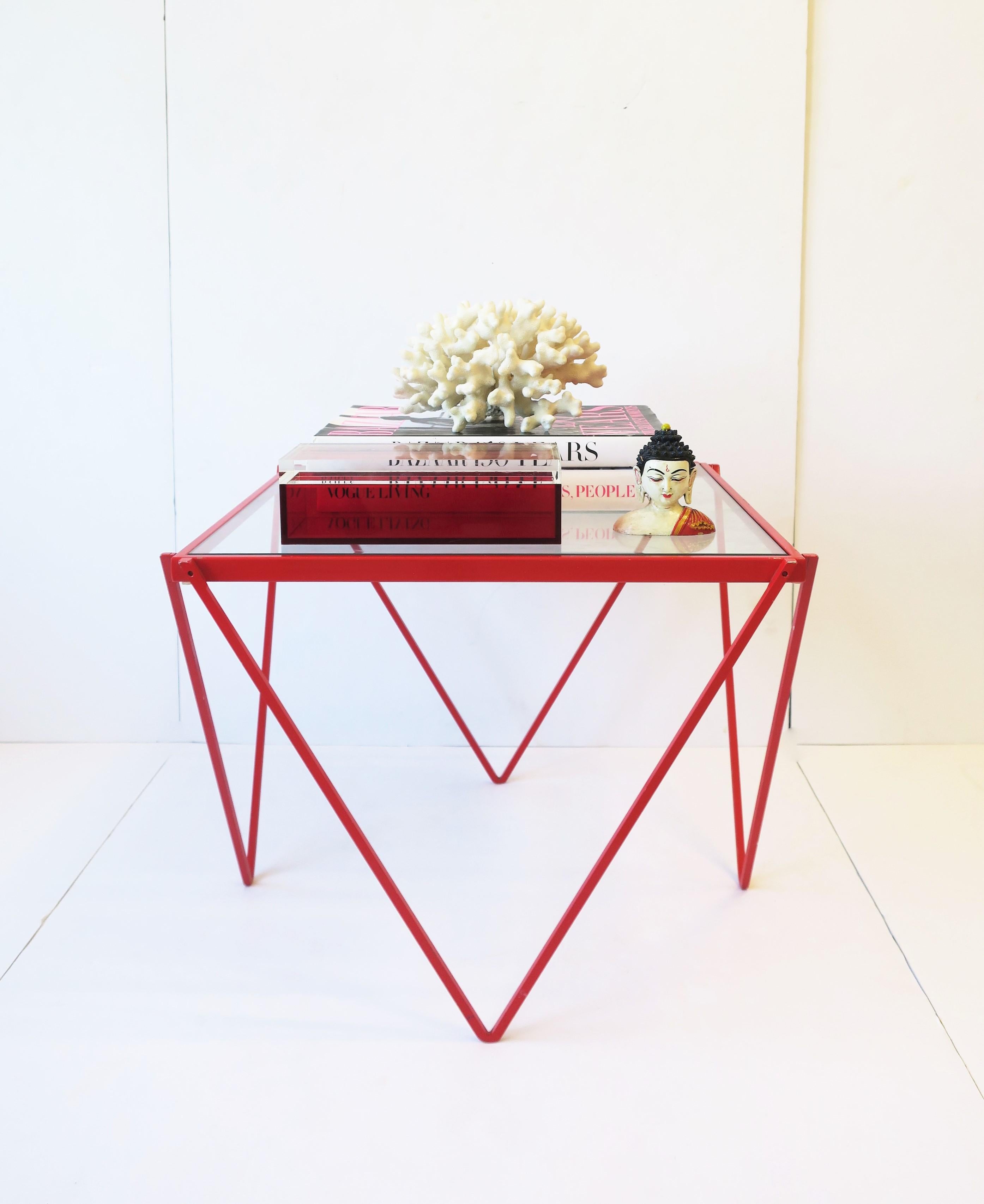 Postmodern Italian Lucite Red Designer Jewelry Box by Albrizzi  7