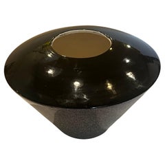 Italienische postmoderne Baldelli-Keramik-Tafelaufsatz-Vase aus der Memphis-Ära