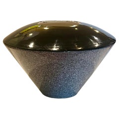 Italian Postmodern Memphis Era Baldelli Ceramic Centerpiece Vase