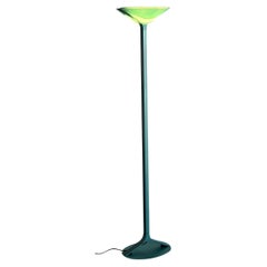 Italian Postmodern Memphis Murano Glass Tulip Floor Lamp, 1980s