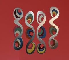 Italian Postmodern Memphis-Style Wall Sculpture, 1980s