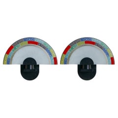 Italian Postmodern Murano Glass Wall Sconce by Zonca