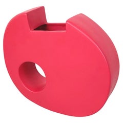 Italienische postmoderne rosa Keramik-Skulptur Sasso Florio Pac Paccagnella, 2023