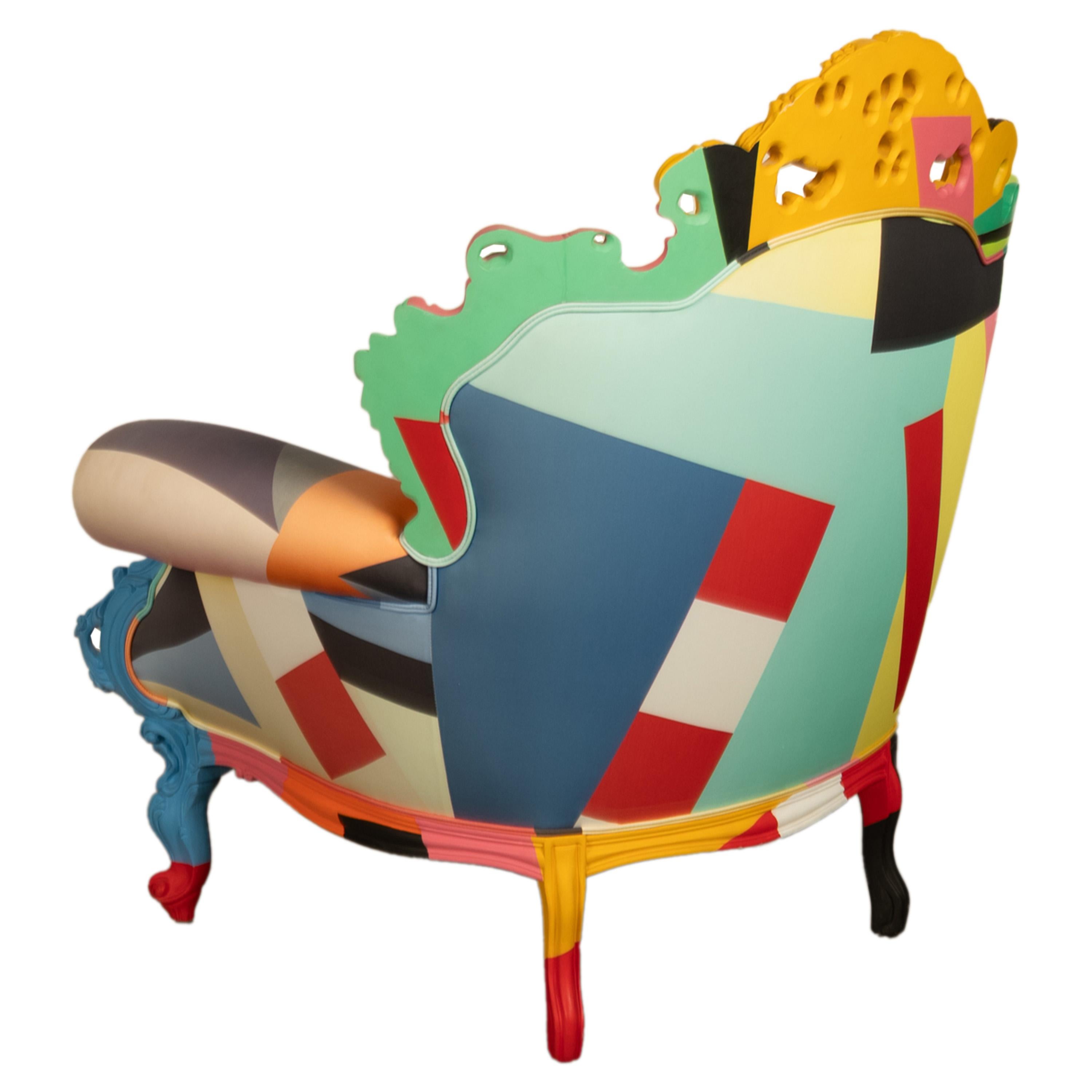 Italienischer postmoderner Proust Geometrica-Sessel Alessandro Mendini von Cappellini im Zustand „Gut“ im Angebot in Portland, OR