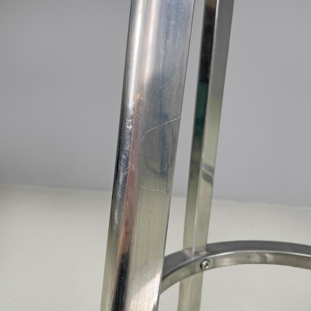 Italian postmodern round aluminum stools by Naoto Fukasawa for Magis, 2000s For Sale 7
