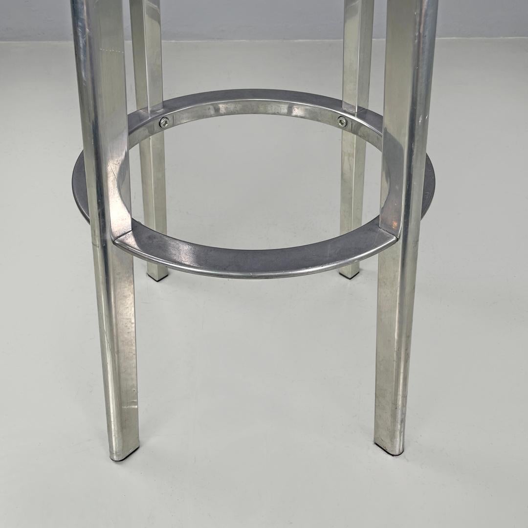 Italian postmodern round aluminum stools by Naoto Fukasawa for Magis, 2000s For Sale 12