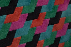 Italian postmodern rug by MiSSONI, label present