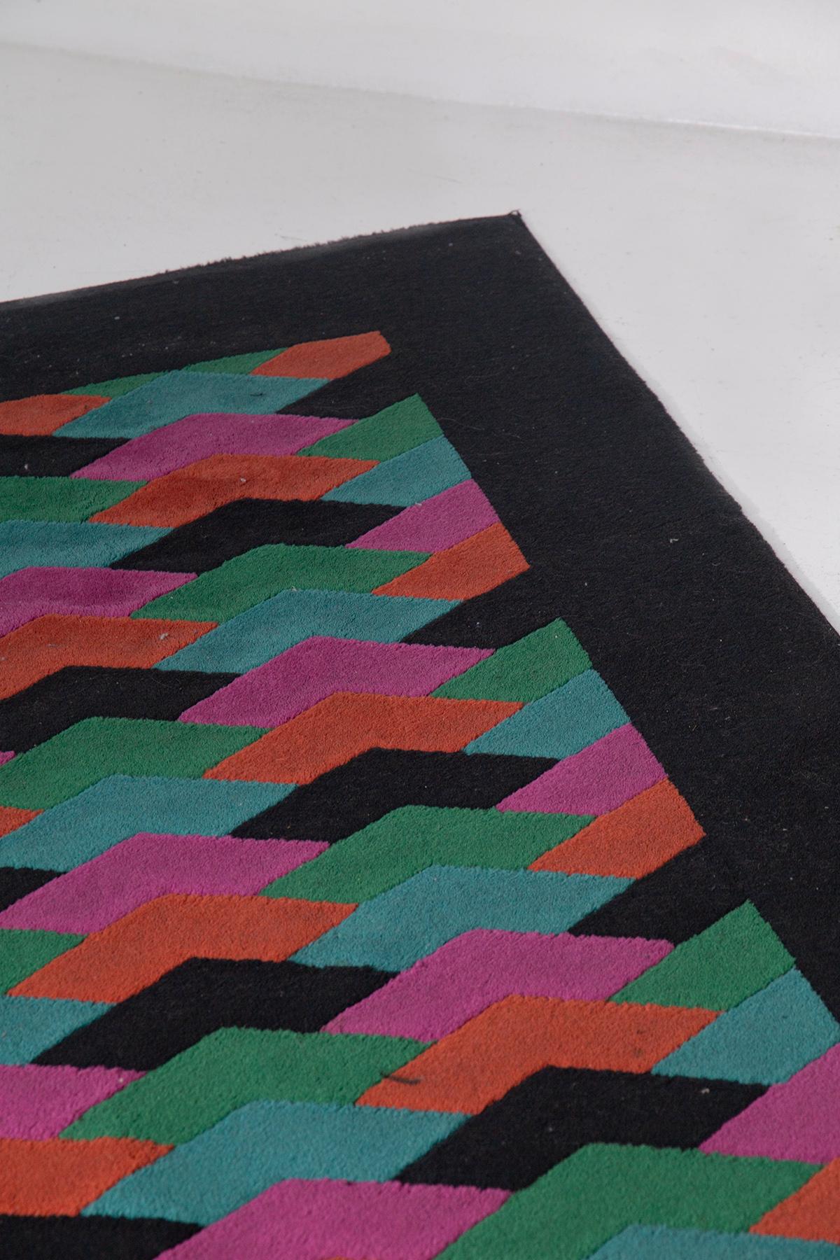Lana Italian postmodern rug by MiSSONI, label present in vendita
