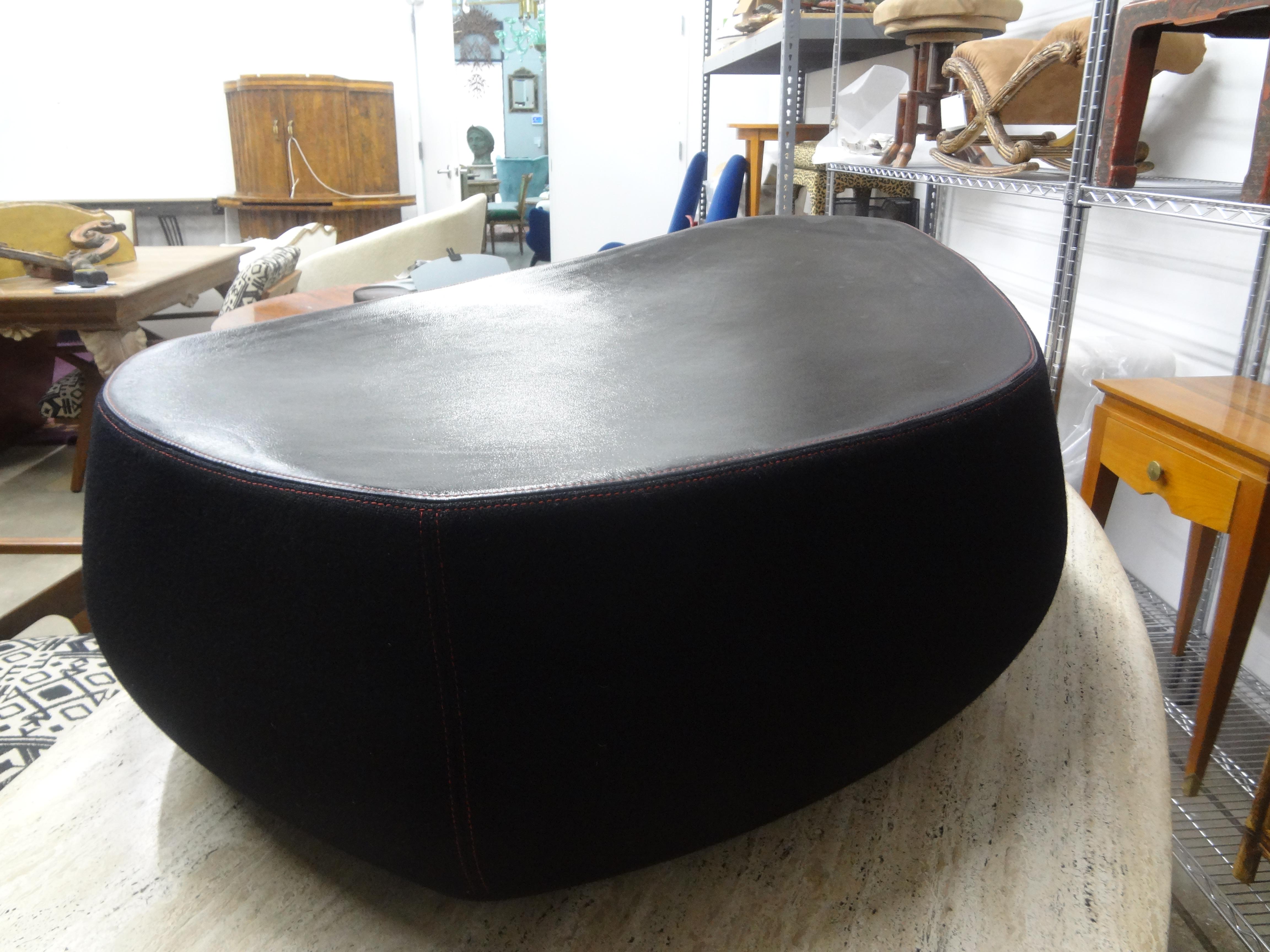Late 20th Century Italian Modern Sculptural Bench or Pouf by Moroso For Sale