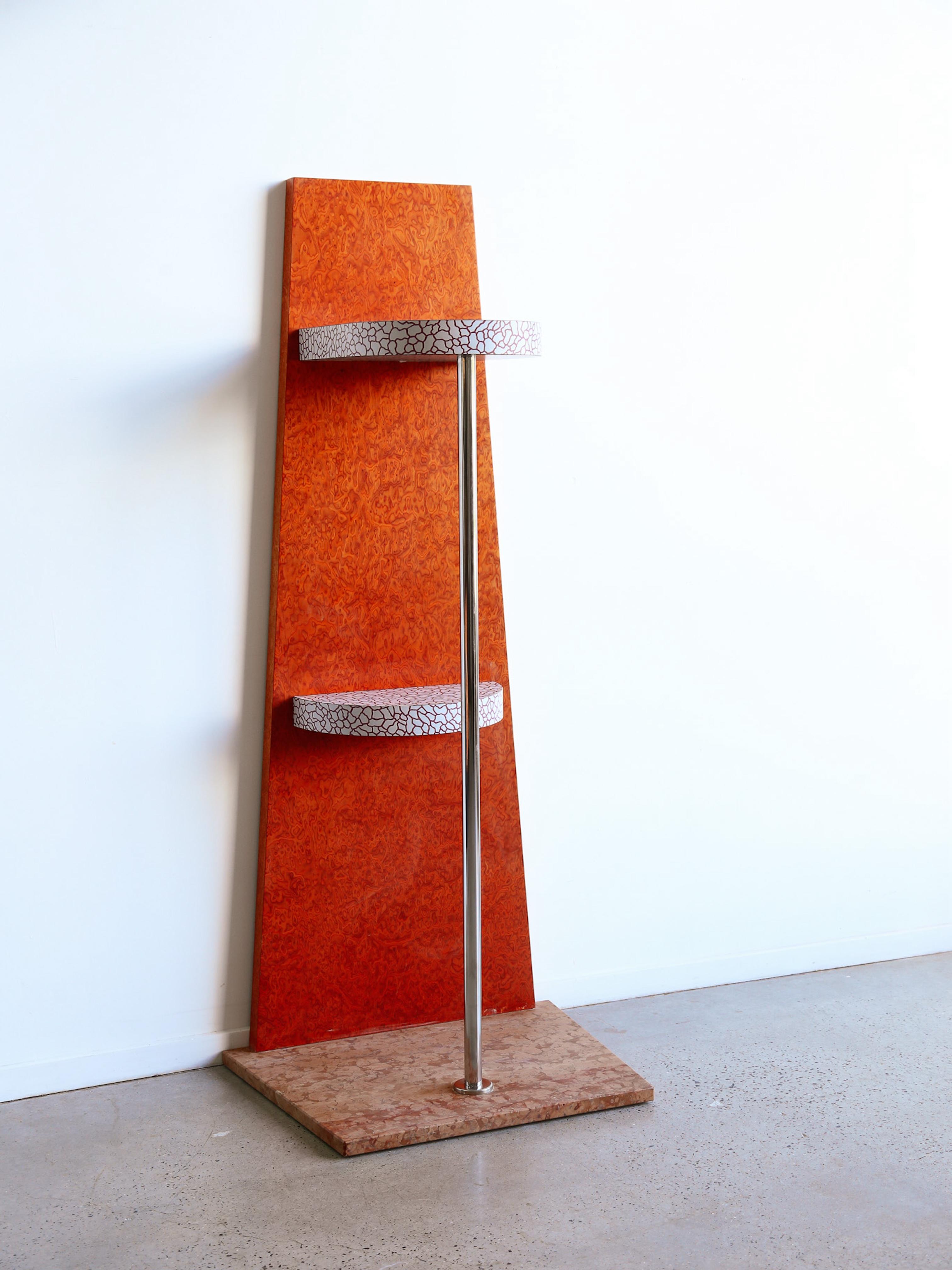 Italian Postmodern Sculptural Wall Shelf by Ettore Sottsass for