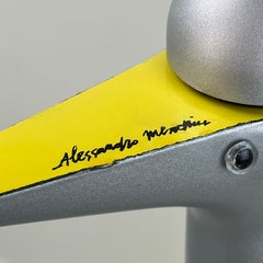 Italian Postmodern “Sirfo” Side Table, Alessandro Mendini for Zanotta, 1980s