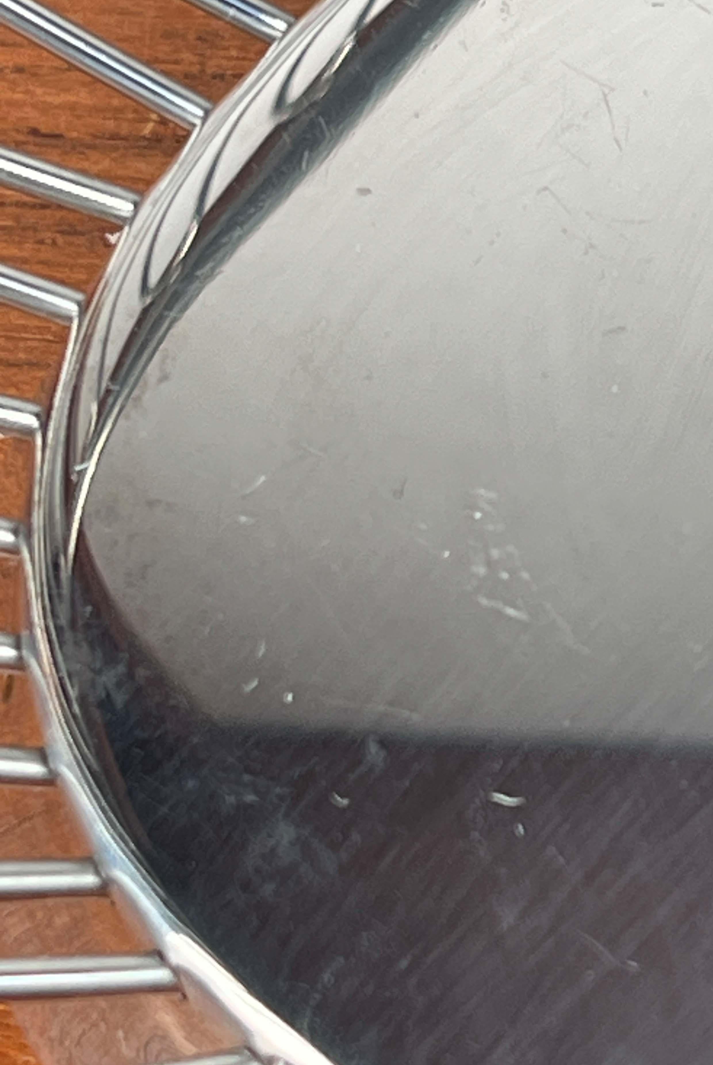 Italian Postmodern Stainless Steel Fruit Bowl from Alessi, 1980s For Sale 11