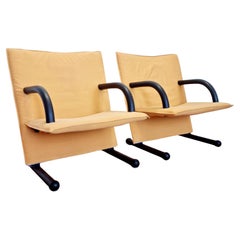 Italian PostModern T-Line Armchairs By Burkhard Voghterr for Arflex, Italy 80s