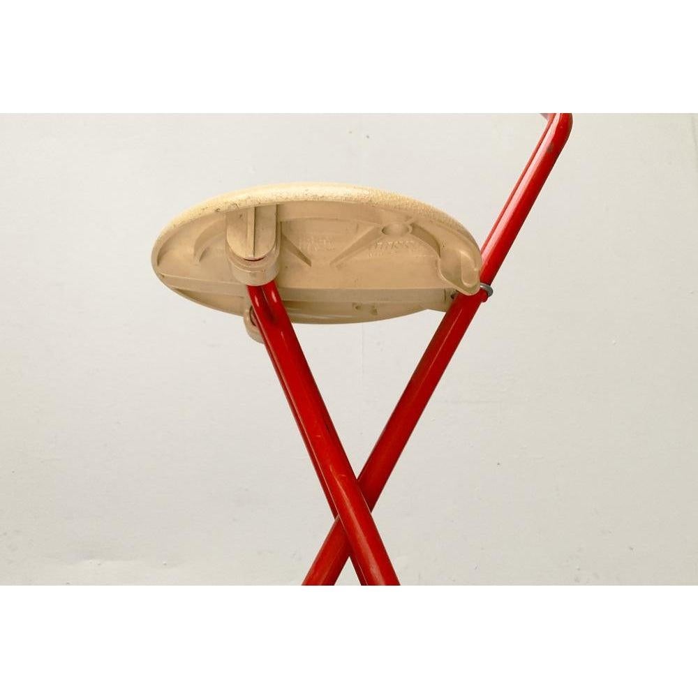 Italian Postmodern Ulisse Folding Stool by Ivan Loss for Sandrigarden, 1980s For Sale 5