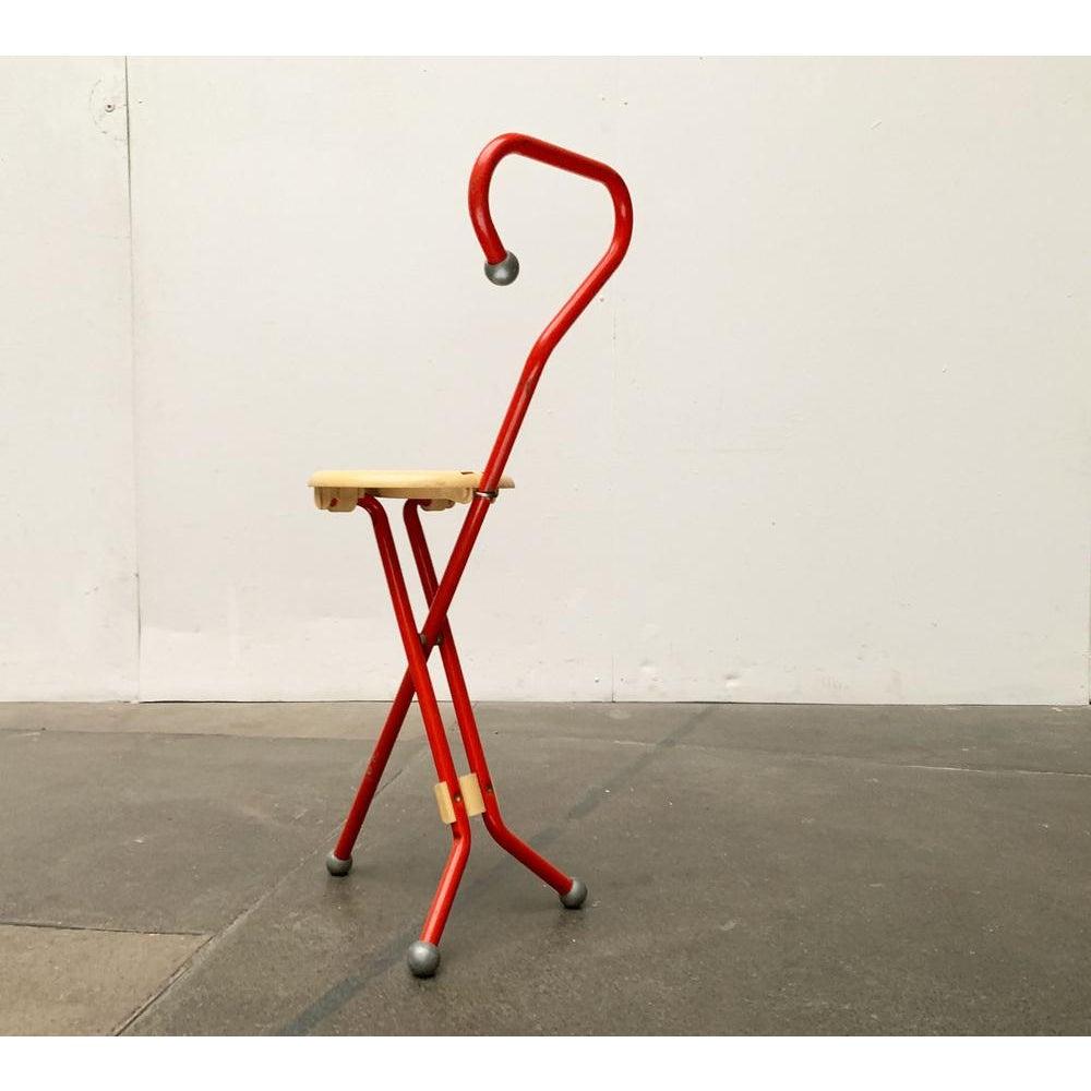 Italian Postmodern Ulisse Folding Stool by Ivan Loss for Sandrigarden, 1980s In Excellent Condition For Sale In Hamburg, DE