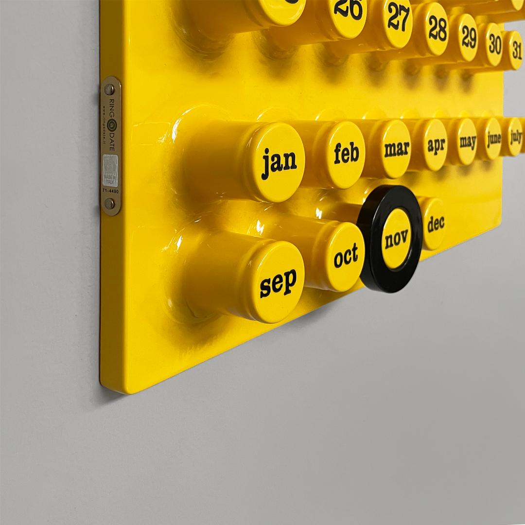 Italienischer postmoderner Wandkalender „Perpetual Calendar“ von Della Beffa für Ring a Date, 2000er Jahre (21. Jahrhundert und zeitgenössisch) im Angebot