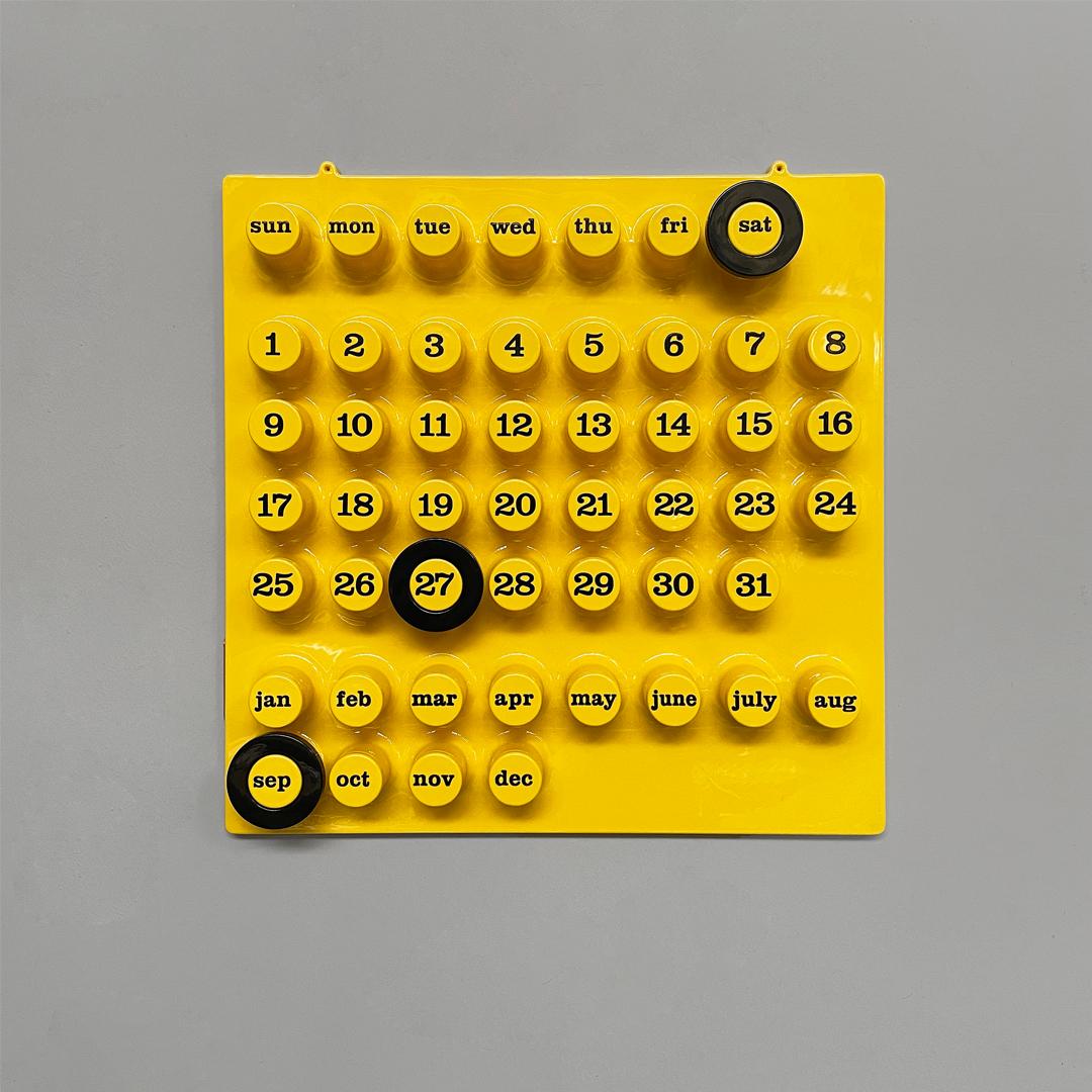 Italienischer postmoderner Wandkalender „Perpetual Calendar“ von Della Beffa für Ring a Date, 2000er Jahre (Postmoderne) im Angebot