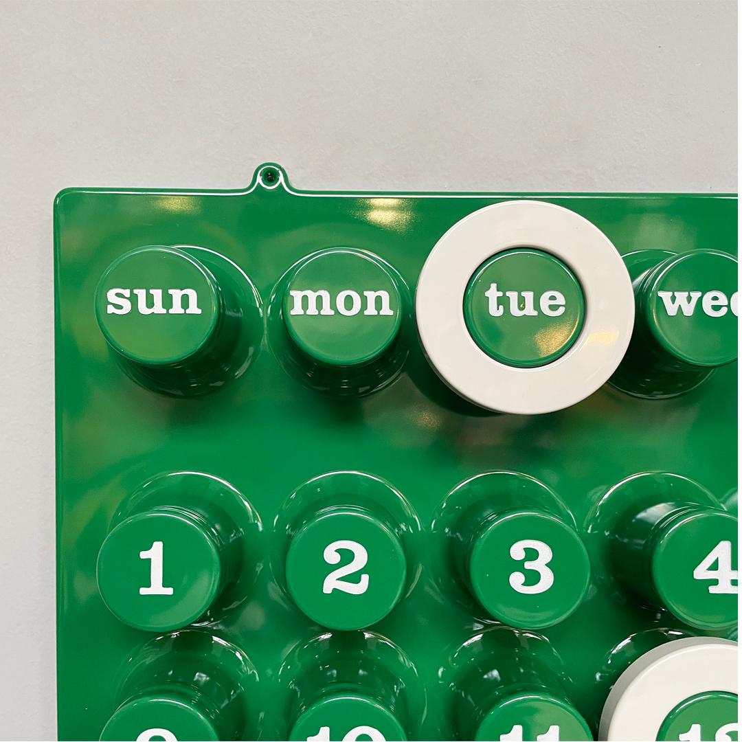 Italienischer postmoderner Wandkalender „Perpetual Calendar“ von Della Beffa für Ring a Date, 2000er Jahre (Kunststoff) im Angebot