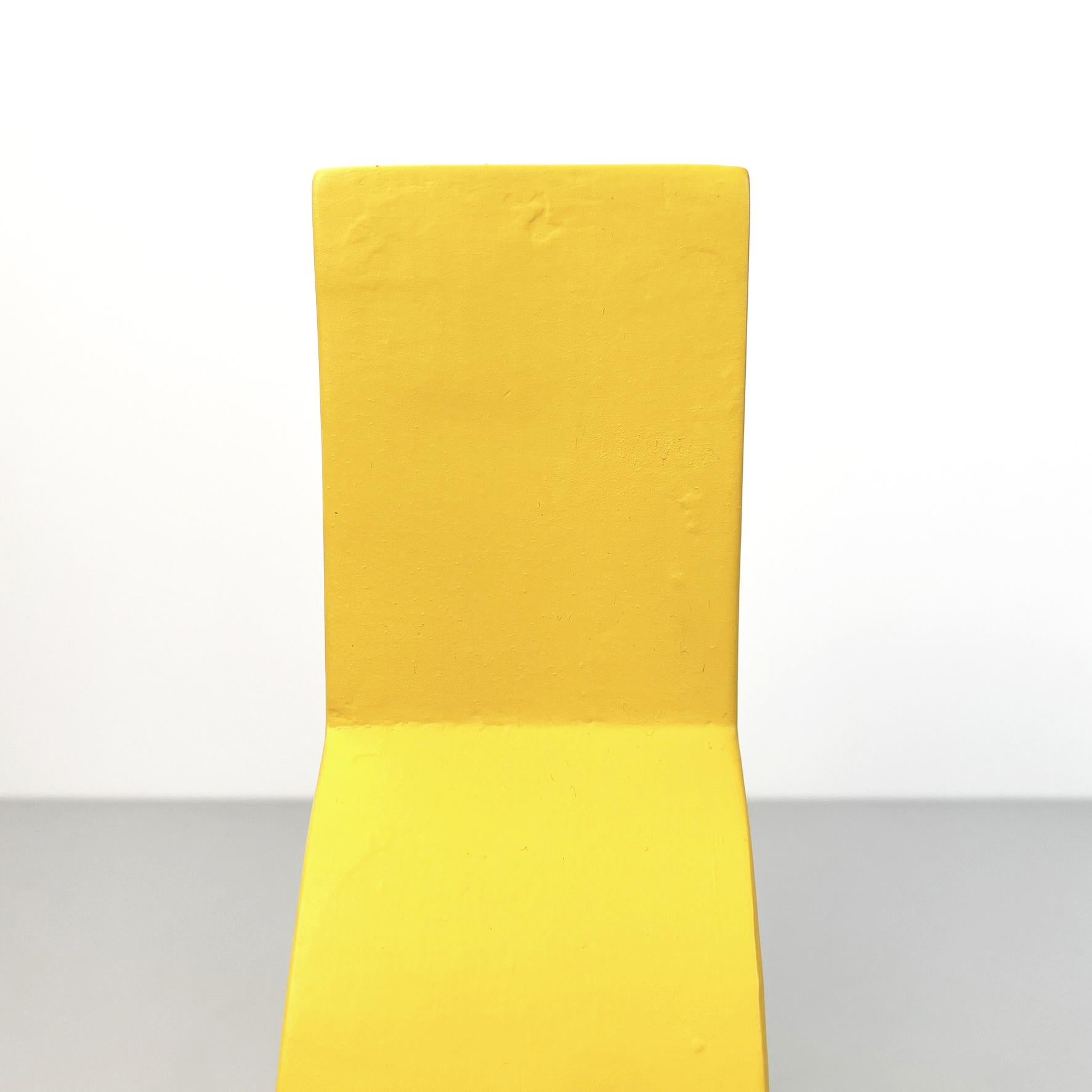 Italian Postmodern Yellow Ceramic Sculpture by Florio Pac Paccagnella, 2023 2