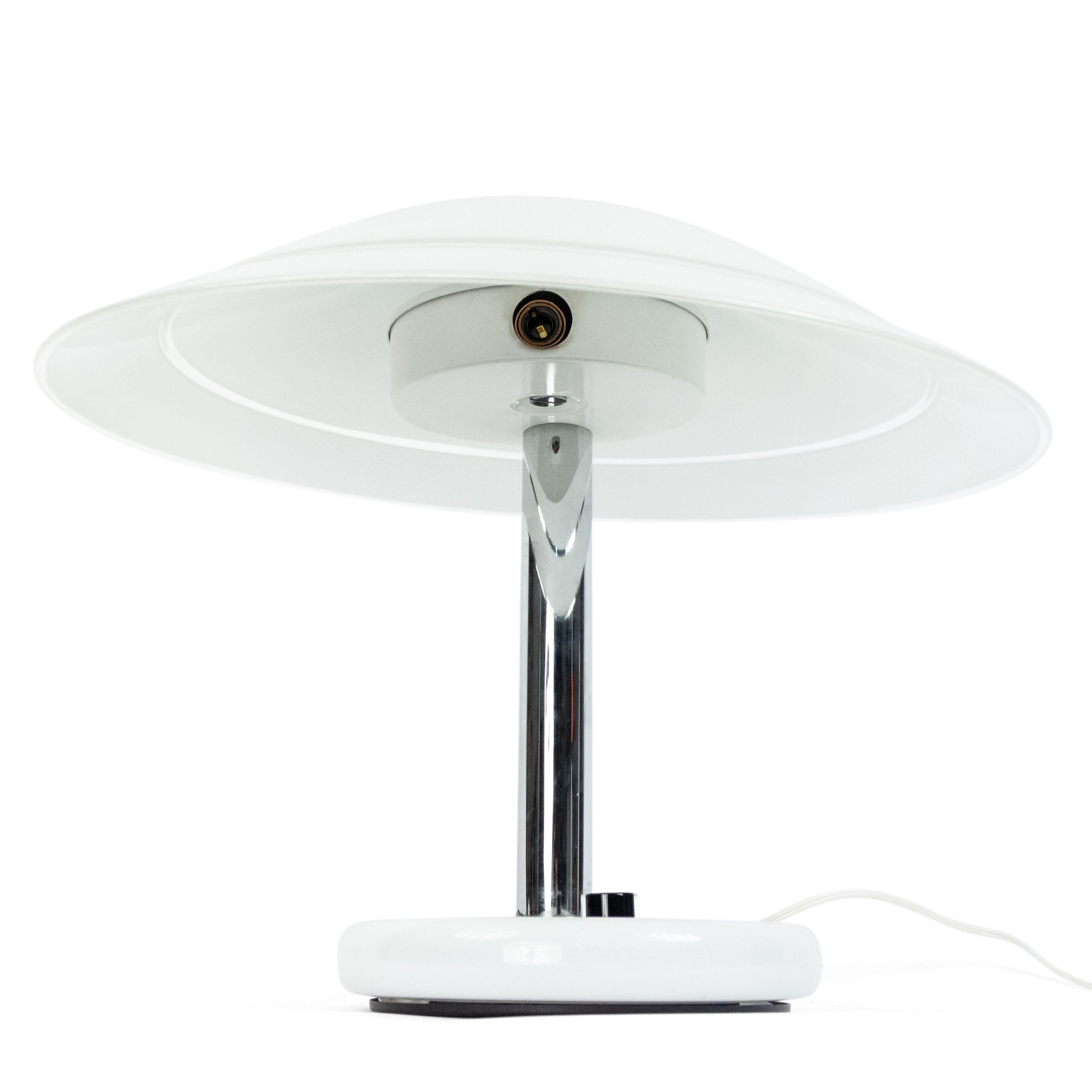 20th Century Italian PostWar Vistosi Venetian Murano Table Lamp For Sale