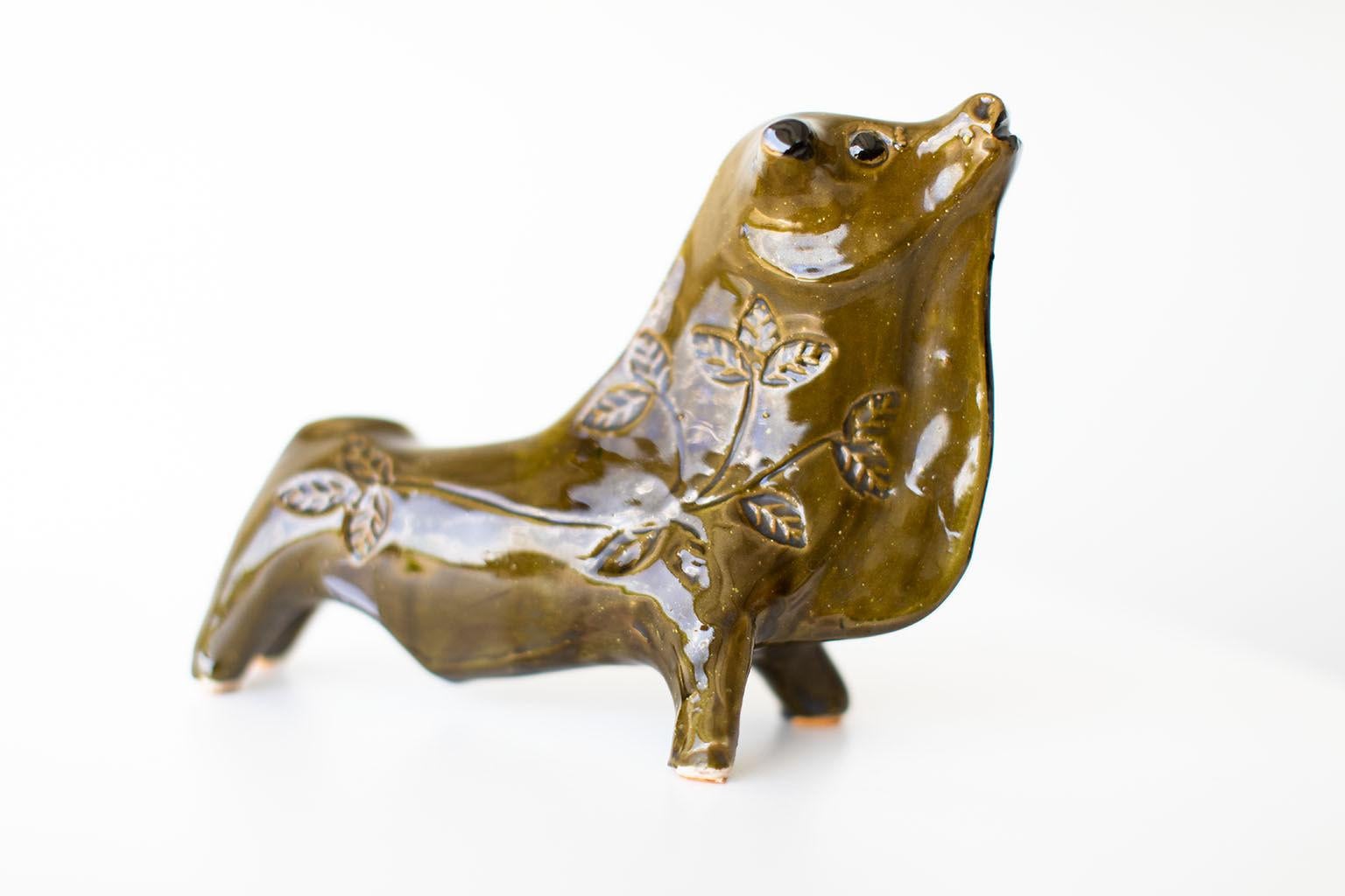 Italian Pottery Bull In Good Condition For Sale In Oak Harbor, OH