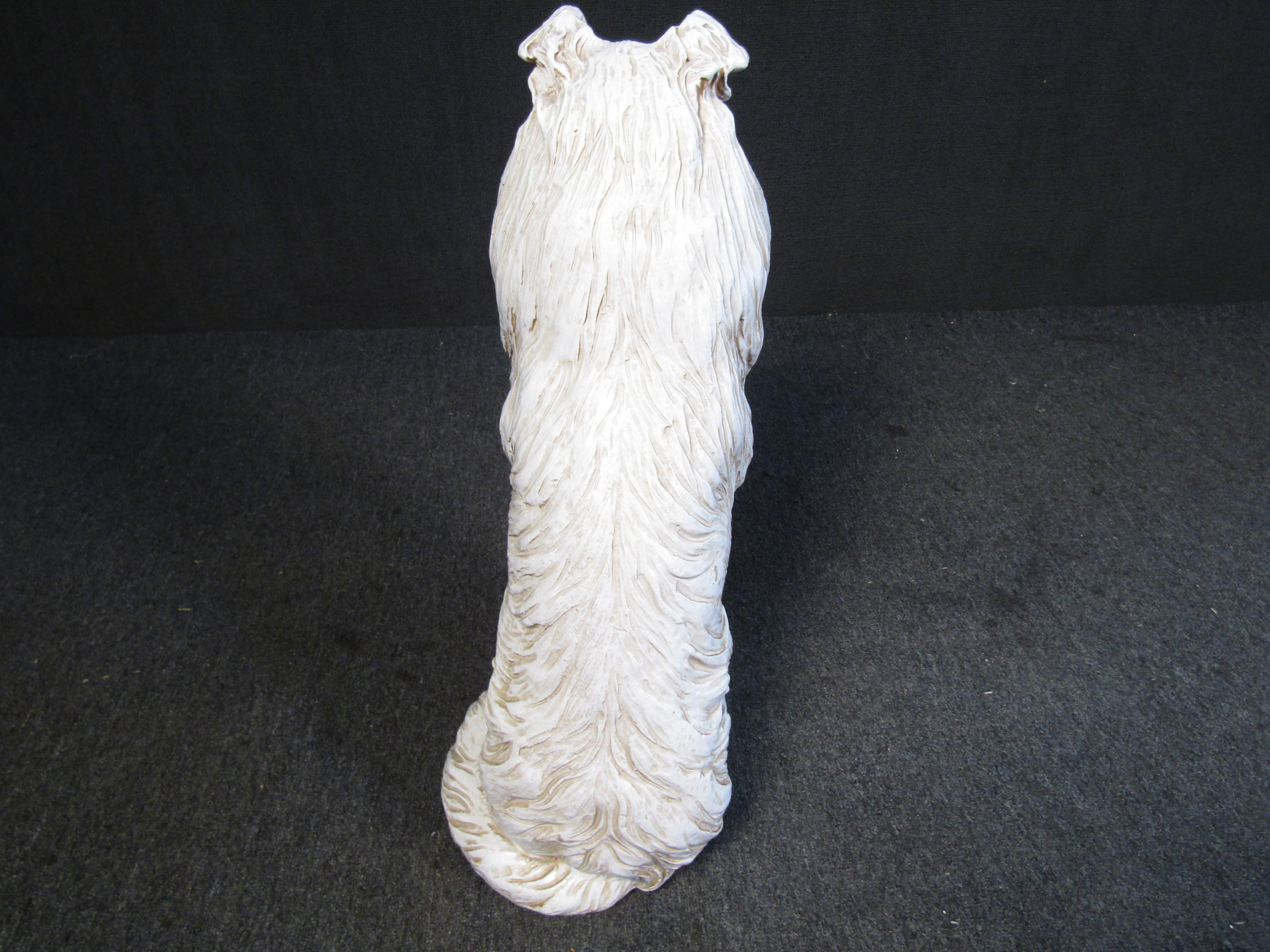 20th Century Italian Pottery Dog Sculpture