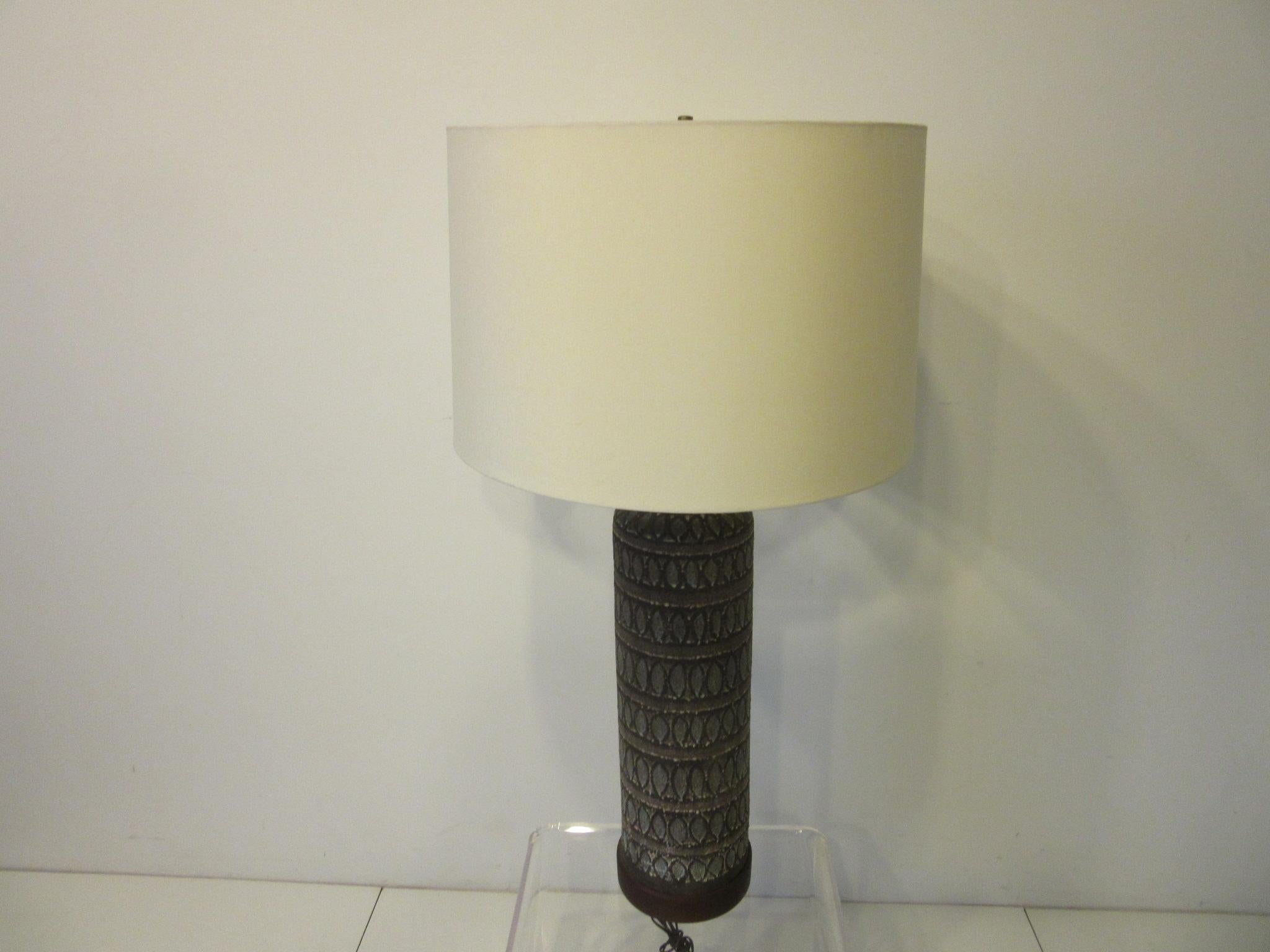 Italian Pottery Lamp in the Style of Fantoni 4