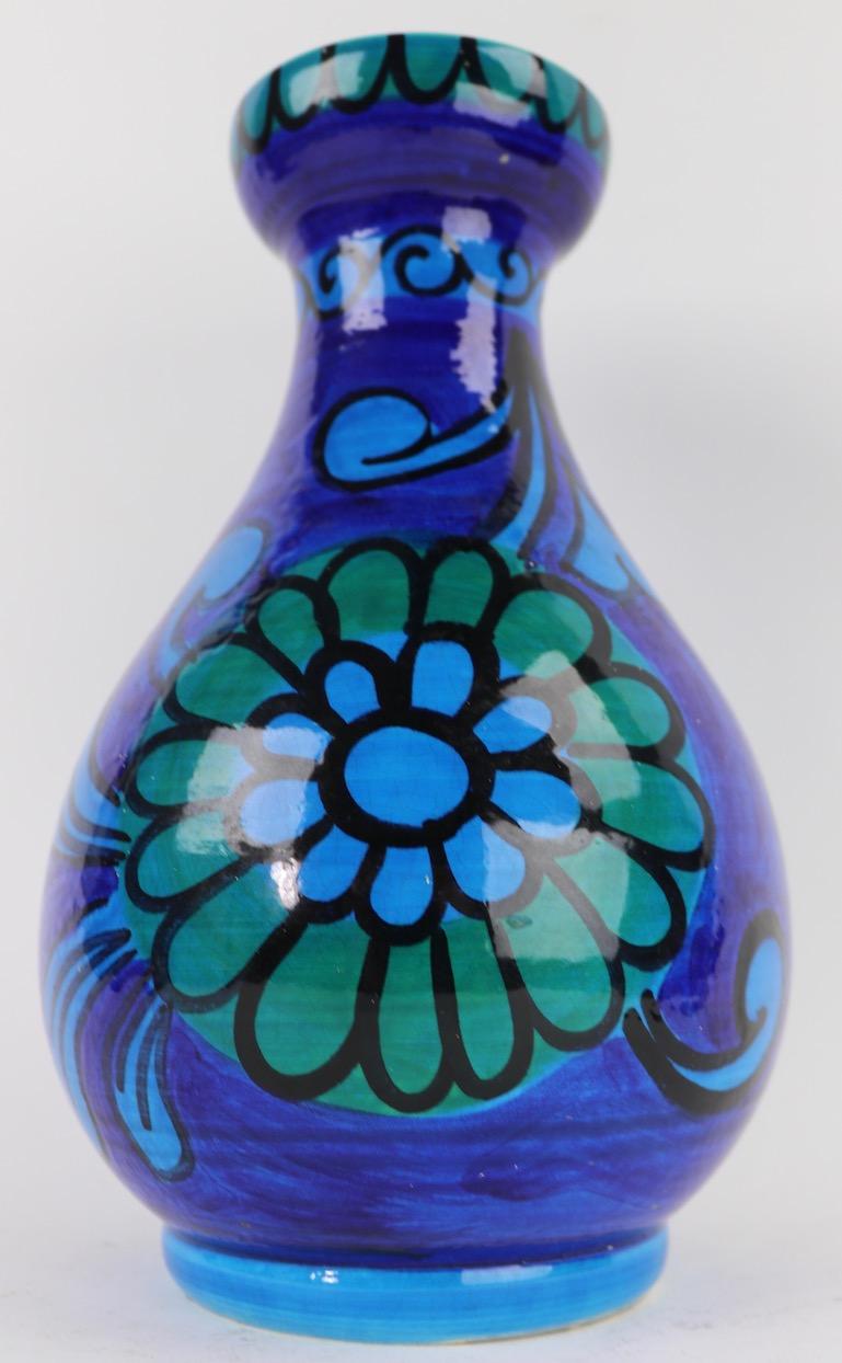 Italian Pottery Vase Attributed to Rosenthal Netter For Sale 2