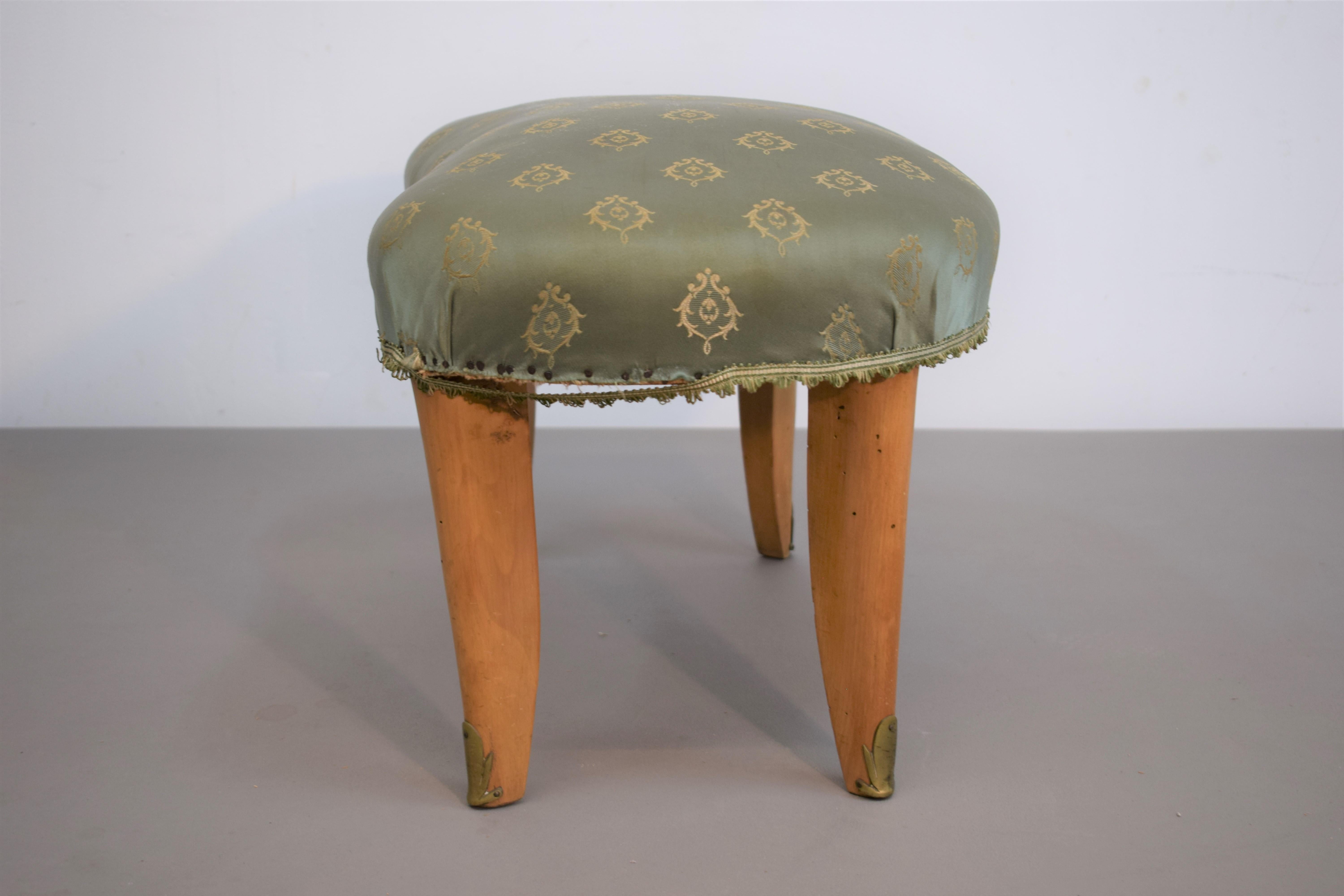Italian Pouf by Guglielmo Ulrich, 1940s In Good Condition In Palermo, PA