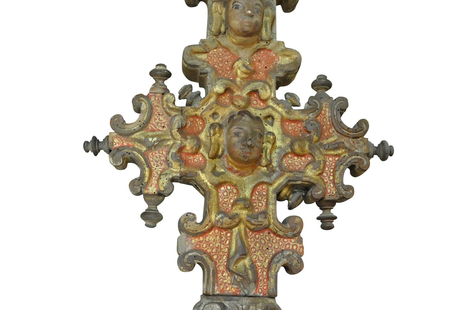 Iron Italian Processional Cross