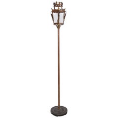 Italian Processional Lantern Floor Lamp